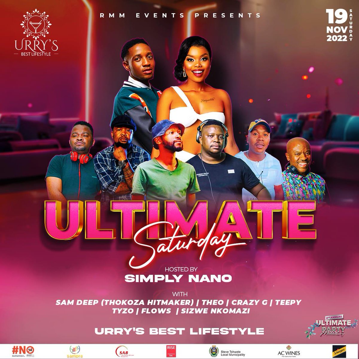 Join us for the #UltimateSaturday at Urry's Best Lifestyle - tell your friends to let their friends know that they cannot miss out!
