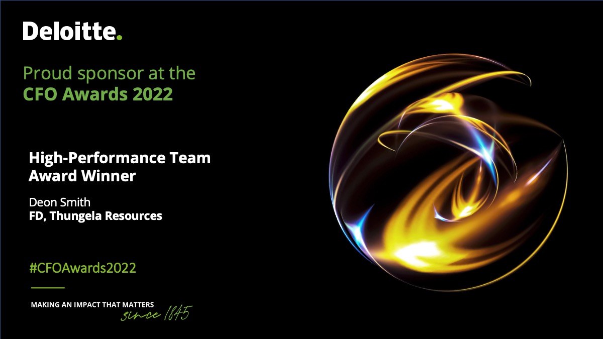 The winner of this award has outstanding financial talent management and teamwork. This winner has demonstrated his capabilities to build a high-performing financial team that is both efficient and customer focussed. <a href="/CFOSouthAfrica/">CFO South Africa</a> #CFOAwards2022
