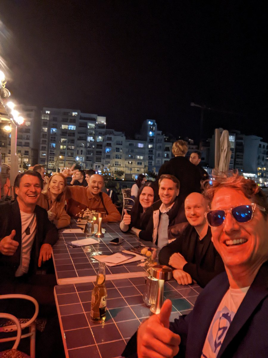 langehigh's tweet photo. Amazing panel and party in #malta   for #sigma2022 #aibc2022 from web2 to #web3, now available on YouTube CryptoMondays Global. 
Cheers to everyone who made it happen. Three more days!
@PawelSynapse 
@3aircrypto
@fun_token 
@CryptoMondaysNY @CryptoMondaysUK
#cryptomondays https://t.co/b033KAxZS3