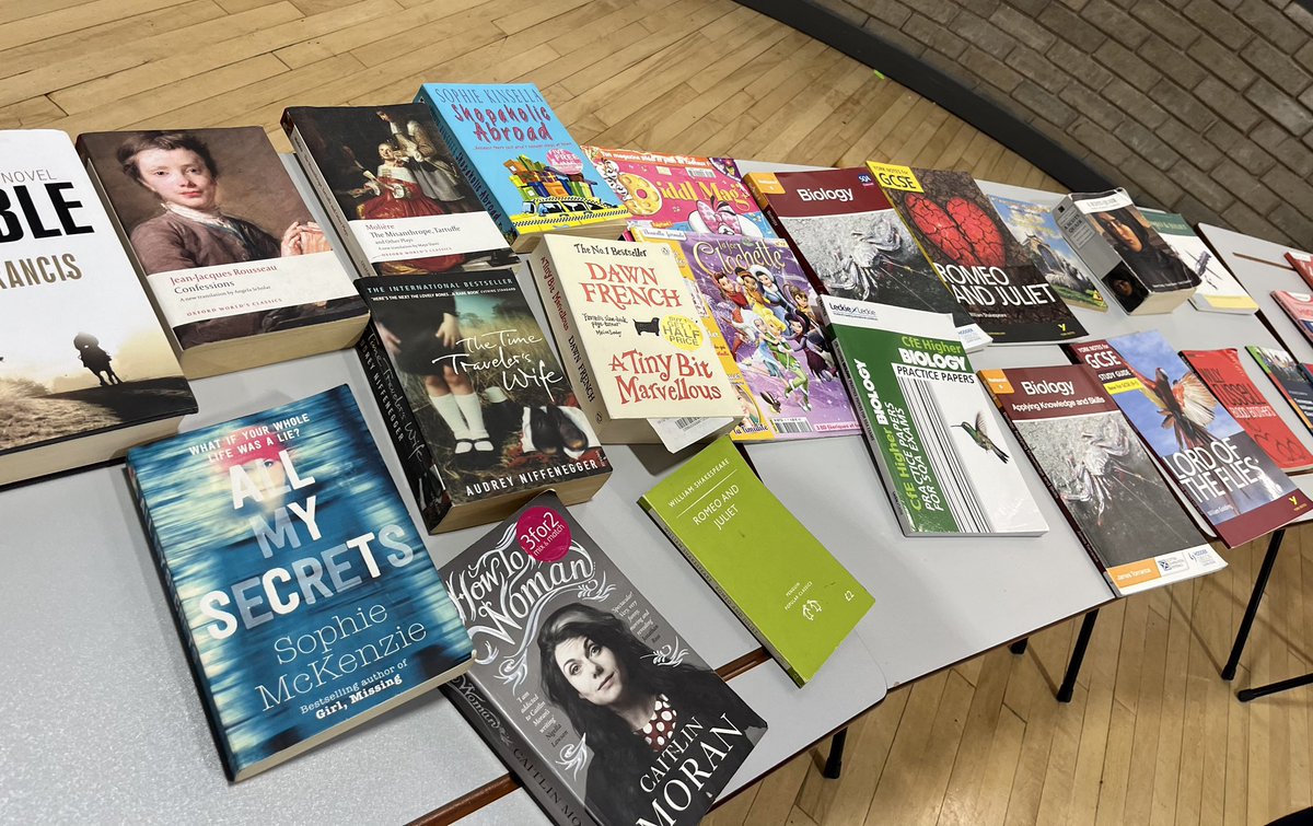 CSlowther's tweet image. Lots of books were exchanged today at the Big Book Swap which is one of our many #BookWeekScotland events. Tomorrow we are all taking part in a drop everything and read session- get your books ready! 📚 #RISE @MissKMitchell_ @SFoley_
