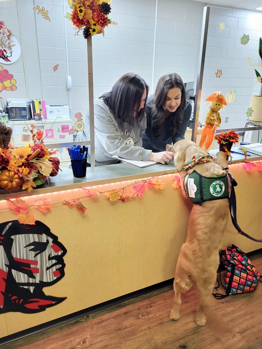Thank you <a href="/CherokeeSchools/">Cherokee Co. Schools</a> for allowing the PAWSitive Warriors club to get started! We are partnering with Canine Assistants and will have service dogs in training on campus to help support students and staff <a href="/CcsdCares/">CCSD C.A.R.E.S.</a> <a href="/CHS_Warriors/">Cherokee HS Warriors</a>
