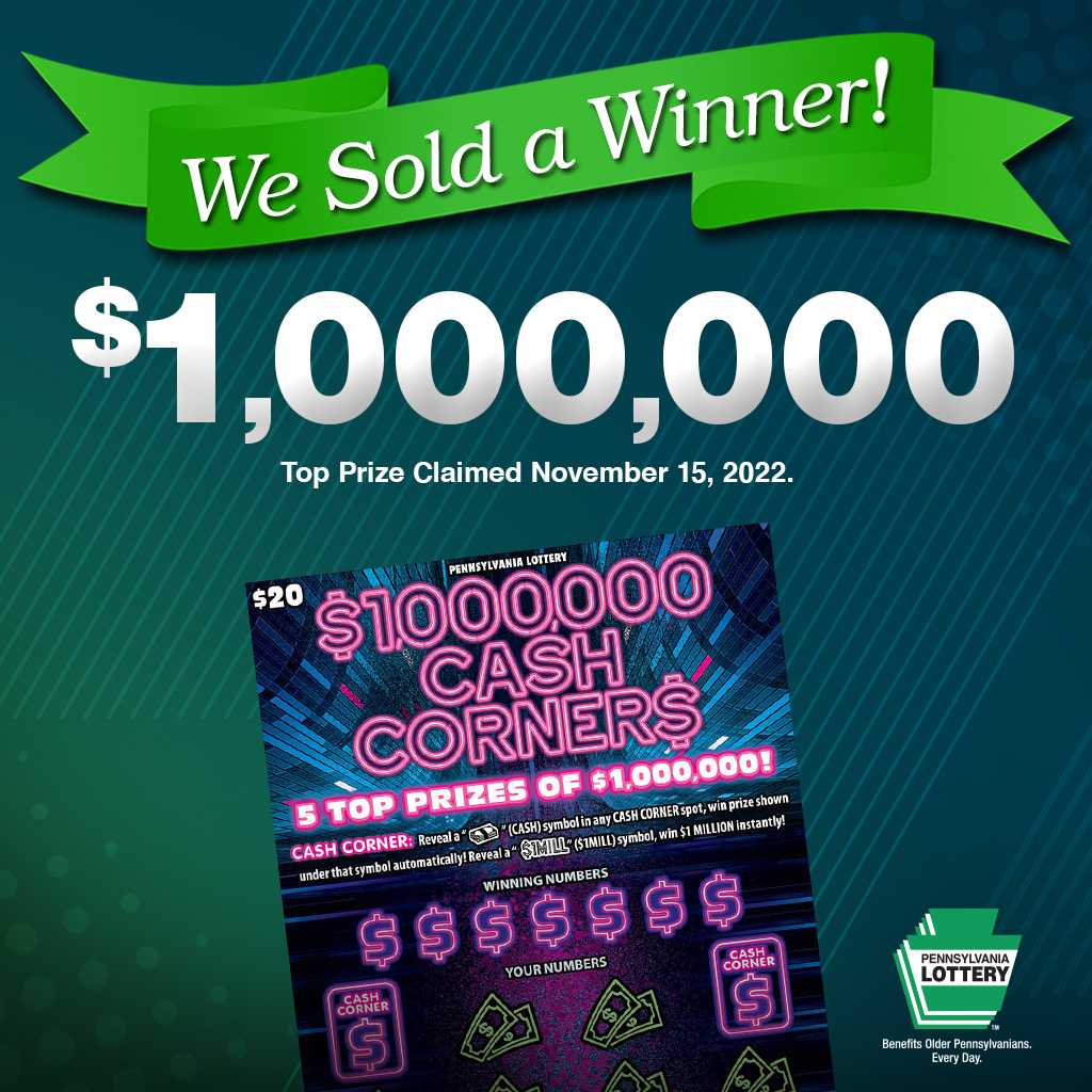 A top prize of $1 million was sold at a Lottery retailer in Harrisburg, Dauphin County! Check out the details here: bit.ly/3ECJ5OI #PALottery #PALotteryWinner #KeepOnScratchin