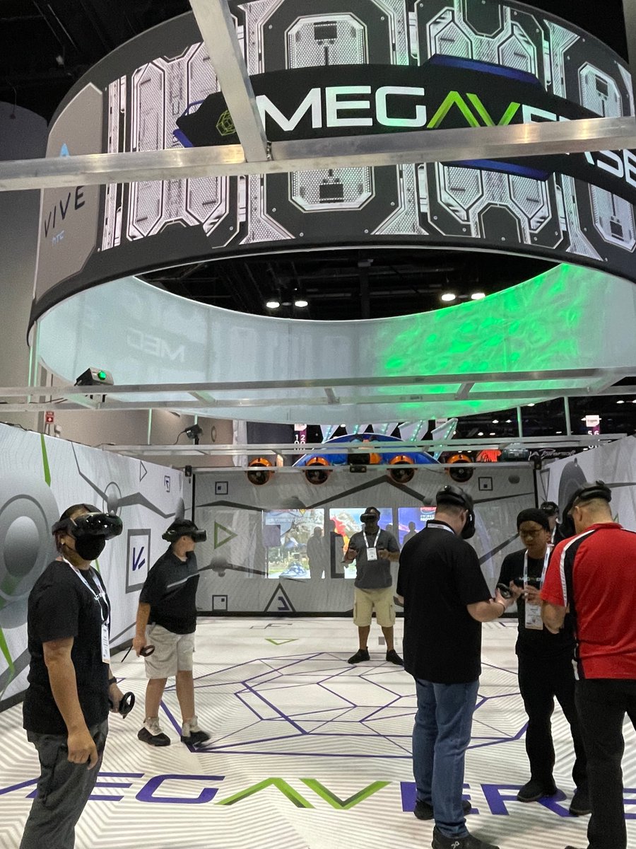 htcvive's tweet photo. We're at #iappaexpo partnering with Exploring Digital to give attendees the most immersive, commercial-grade experience of their Megaverse using the all-in-one HTC VIVE Focus 3 headset.
Learn more about the VIVE Focus 3: https://t.co/GZbqlahCAS
#htcvive #VIVEFocus3 https://t.co/lh7GkXNiPT