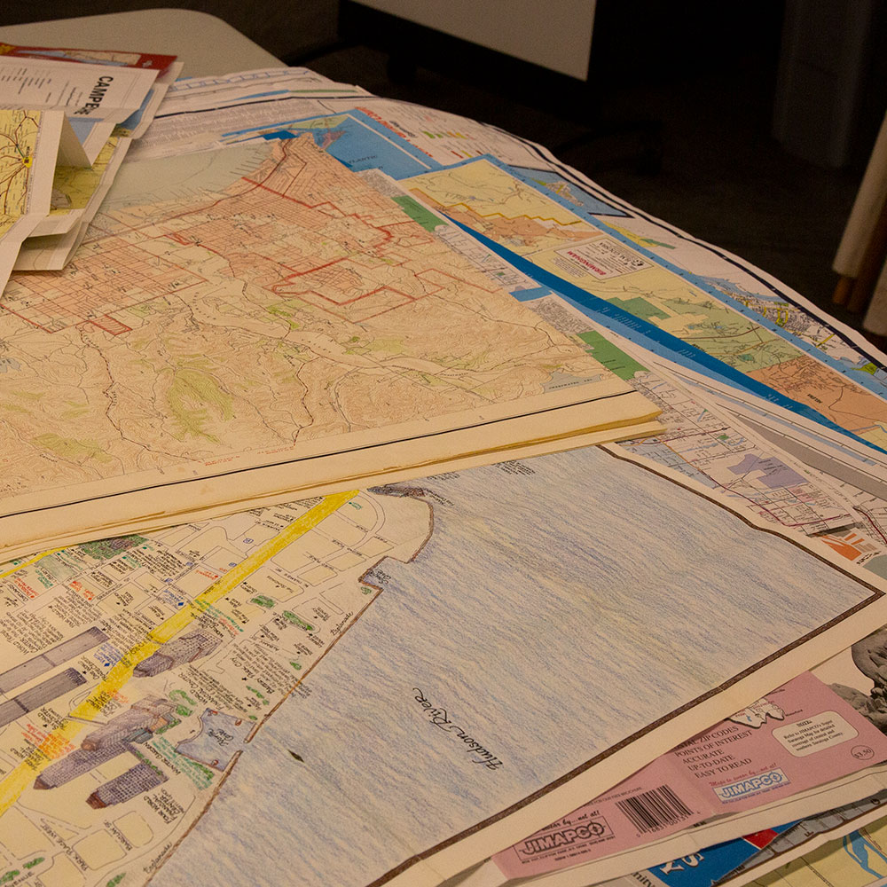 NU_LIBRARY's tweet photo. Decorate your dorm room with withdrawn maps! Free maps available to take away from a table in University Library - right next to the GeoPuzzle challenge. #GeoWeek22 #GISDay22 https://t.co/dXUlNmMhoZ