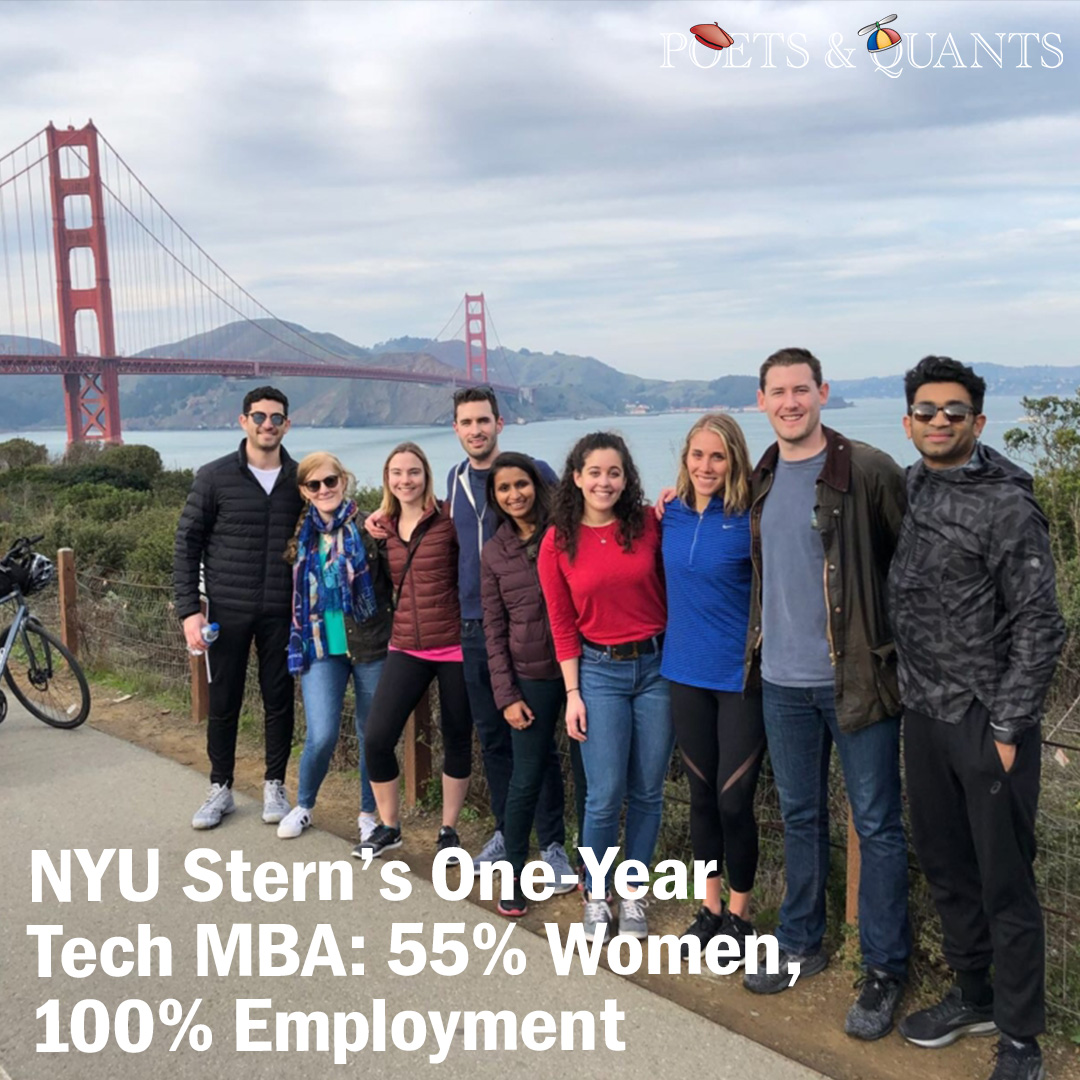 PoetsAndQuants's tweet photo. Without an internship, Stern Solutions' high-touch experiential learning courses take students to top companies on both coasts.
Read More: https://t.co/tcRAWsG69i
@NYUStern
#mba #mbajobs #techmba #mbastudents #businessschool #nyustern #stern #womeninbusiness https://t.co/2Iinwb8YqM