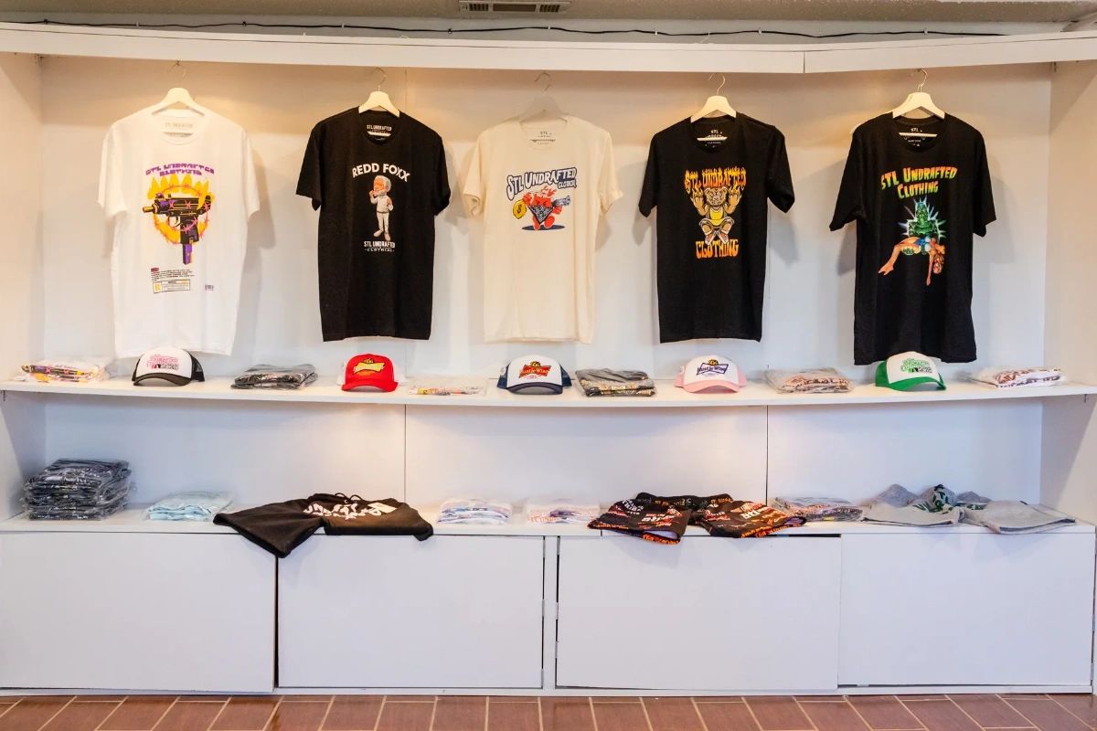 StlUndraftedClo's tweet photo. If it doesn't represent STL's people, culture, and history, we don't put it on our shelves! https://t.co/FP1YjC0zBN