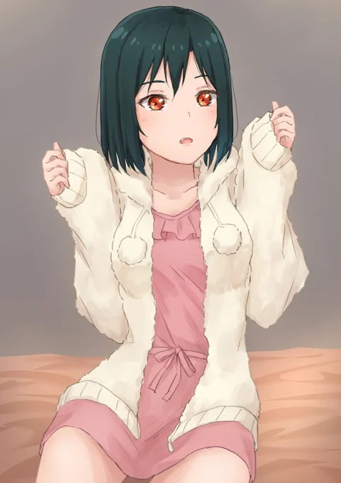 部屋着……三船栞子ちゃん…… 