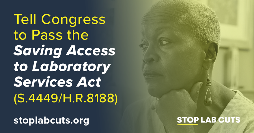 XiFin's tweet photo. Passing the #SavingAccesstoLaboratoryServicesAct (SALSA) would help protect access to the most common #laboratorytests that America’s patients depend on.
Join @XIFIN and @ACLAlabs--urge Congress to pass SALSA now and #StopLabCuts. Learn more at https://t.co/BD6XyXS3t3. https://t.co/rCHd0jKndz