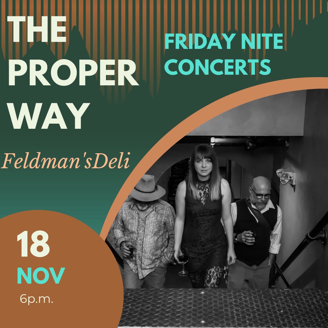 feldmansdeli's tweet photo. One of Utah's most unique and entertaining trios...great instrumentalists, harmonies, arrangements. Shane Osguthorpe, Scott Rogers and Carrie Myers....They put on one helluva show! https://t.co/HZhozdB5nF