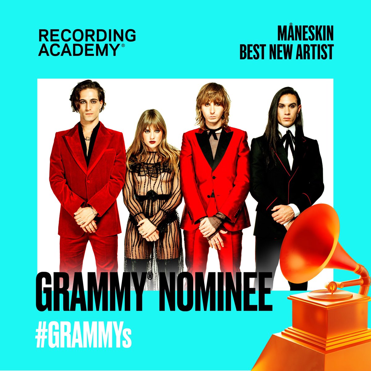 Yesterday we got nominated as Best New Artist at the #GRAMMYs and we still can’t believe it! And since we can’t contain our excitement, here we are again to say THANK YOU from the very bottom of our hearts ♥️ @RecordingAcad