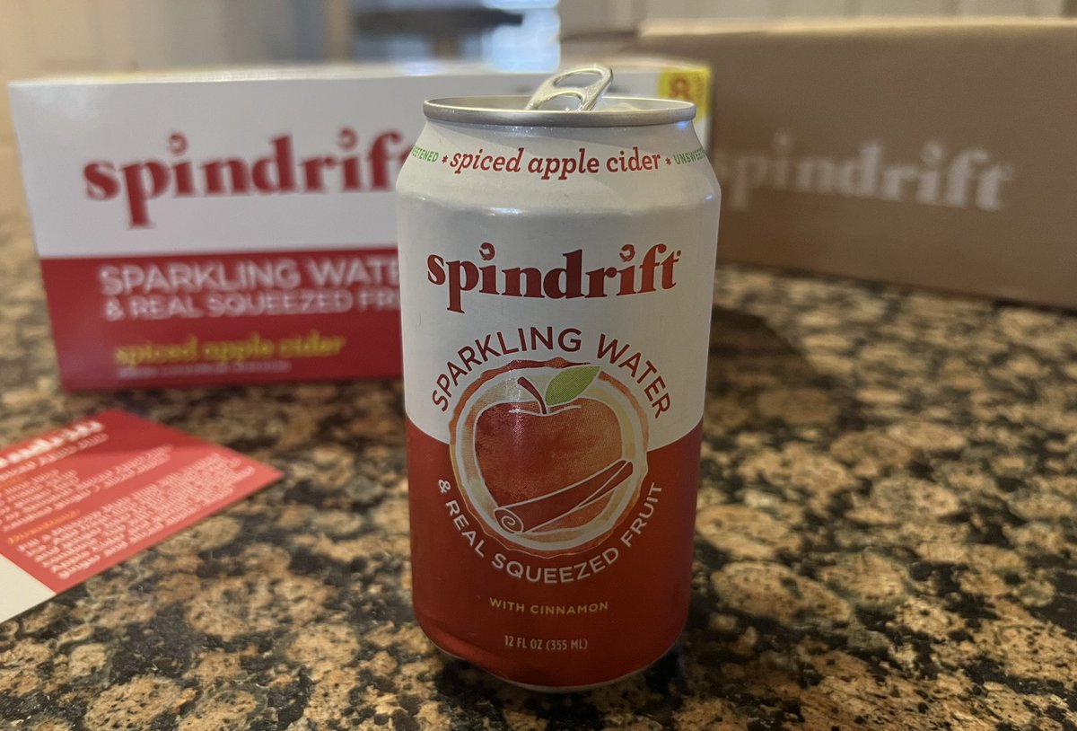 agreenriver07's tweet photo. A video will go up this week but I can’t emphasize enough how delicious this new @drinkspindrift flavor is!
This journey as an Indigenous #Spinfluencer is starting off well 🤎 https://t.co/hN0rwaZD6s