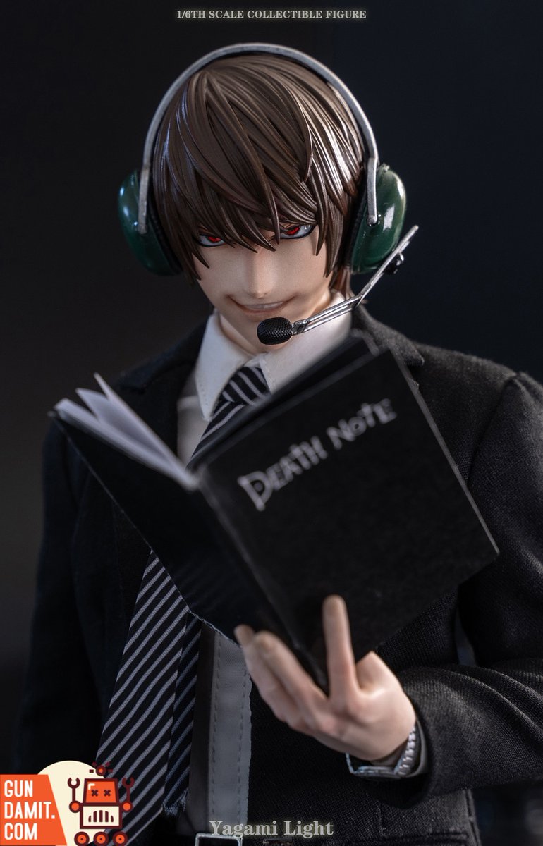 GundamitStore's tweet photo. [Pre-Order] GameToys 1/6 GT-008A Death Note Yagami Light
Material: ABS, Silicone
Scale: 1/6
$135.99 Free Shipping
--------
👇links👇
https://t.co/TlVefjlVza

#gametoy #gametoys #deathnote #yagamilight #yagamiraito #kira #killer 
#actionfigure #modelkit #Gundamit #GD https://t.co/DTG52JDVqw
