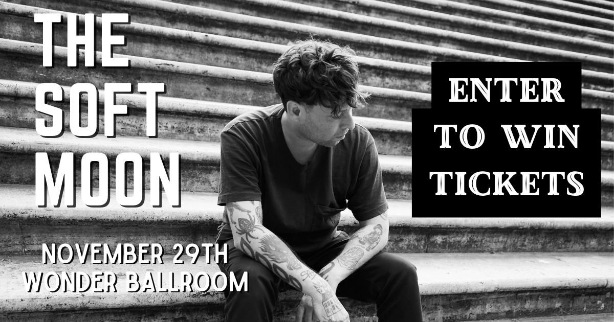 Contest Time!  Enter at woobox.com/wczv6o to win one of three pairs of tix to darkwave artist <a href="/thesoftmoon/">The Soft Moon</a> 11/29 at <a href="/WonderBallroom/">Wonder Ballroom</a>.  Best of luck!

#contesttime #wintickets #portland #pdxmusic #synthwave #darkwave
