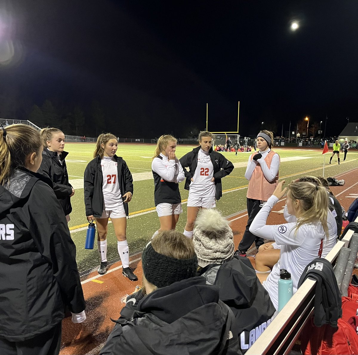 GM_Athletics's tweet photo. Lady Lancer Soccer ❤️⚽️ is getting ready for tonight’s Western Final match up against Mt. Pleasant.  Kickoff at 7pm from Slippery Rock HS.  Follow here for live game updates.  GOLANCERS❤️⚽️ https://t.co/rVdI09nCMe