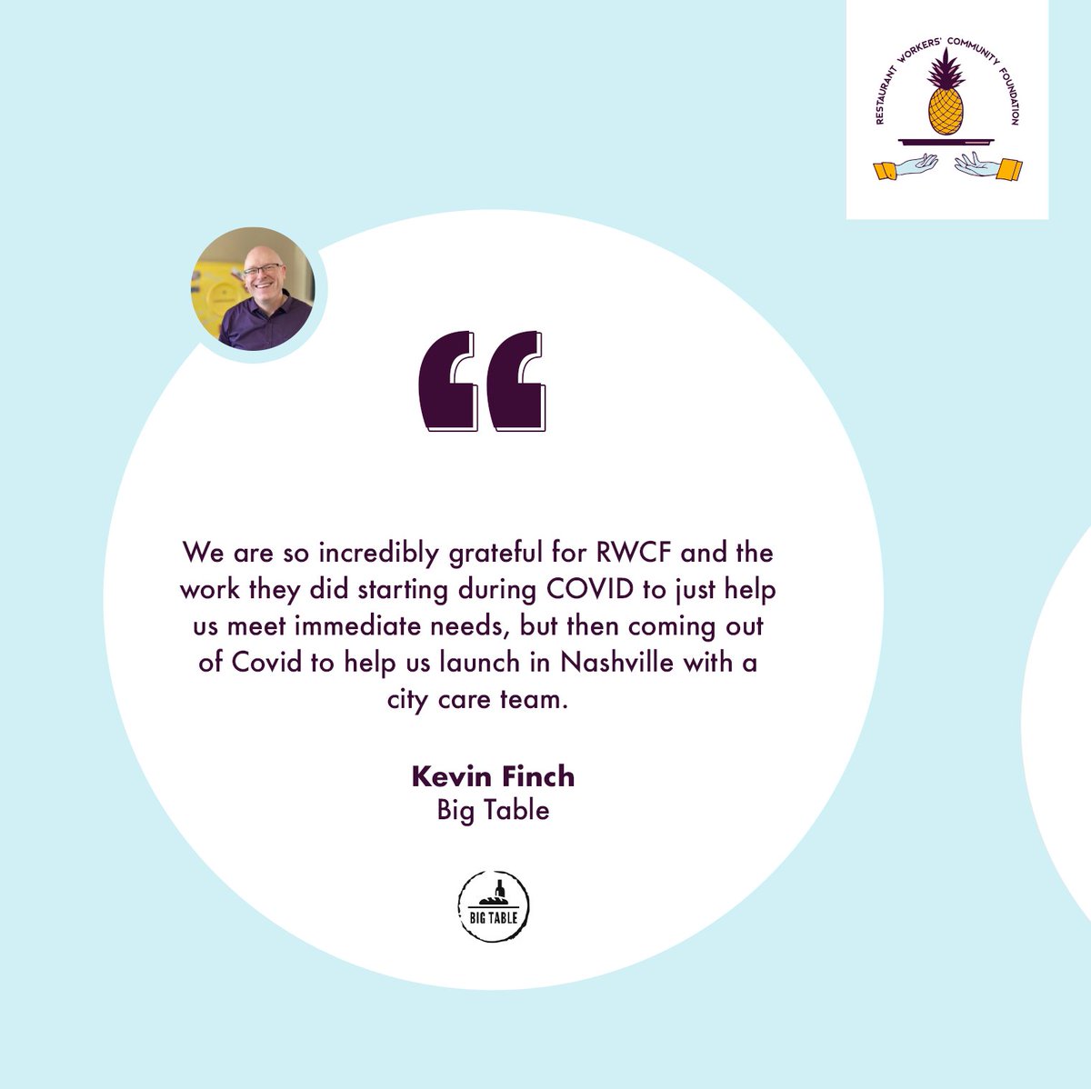 RWCFUSA's tweet photo. Your donations have created true impact amongst our grantees across the nation. Organizations like @1BigTable, @givingkitchen and @restafterhours have all been able to grow, expand and reach more restaurant workers due to your contributions. THANK YOU! https://t.co/Kp23HCaDgy