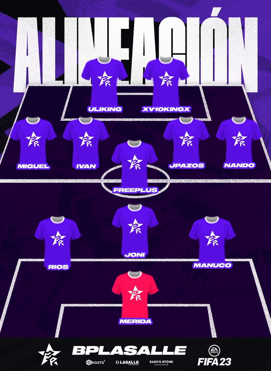 EthikPROCLUBS's tweet photo. 🎮 ¡ALINEACIÓN! 🎮
⚽️ #FIFA23 ⚽️
🏆| @PLGeFootBall
🆚| @NasticeSports
🗓️| Jornada 7
⏰| 22:40
🏆| @VPG_Spain
🆚| @CDLugo_eSports
🗓| Jornada 7
⏰| 23:00h
🏆| @VFOspain
🆚| @InternacionalEA
🗓️| Jornada 6
⏰| 23:20h
🎥| https://t.co/tdlSUhMuE6
🎙️| @eros_024
#GOBP💜 https://t.co/HN5yXN5rLZ
