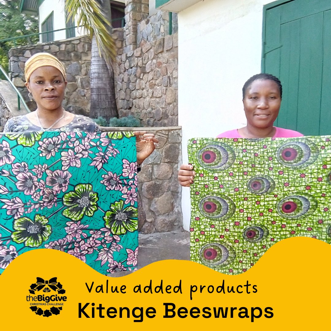 BeesAbroad's tweet photo. These beeswax wraps are made by the women in the #UpendowaMamaGroup in Tanzania. They use local kitenge cotton cloth and a mixture of beeswax, resin and coconut oil. These reusable colourful wraps are an eco-friendly alternative to plastic wrap! #sustainable #beekeepersforlife https://t.co/nUTs4x6jxN