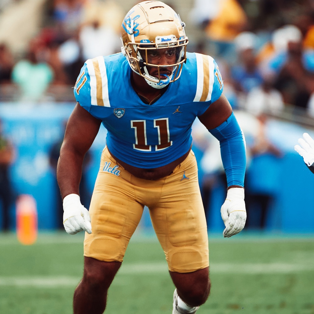 Edge Rushers with 80+ pass rush AND run defense grades:

🔴 Will Anderson Jr, Alabama
🔵 Gabriel Murphy, UCLA