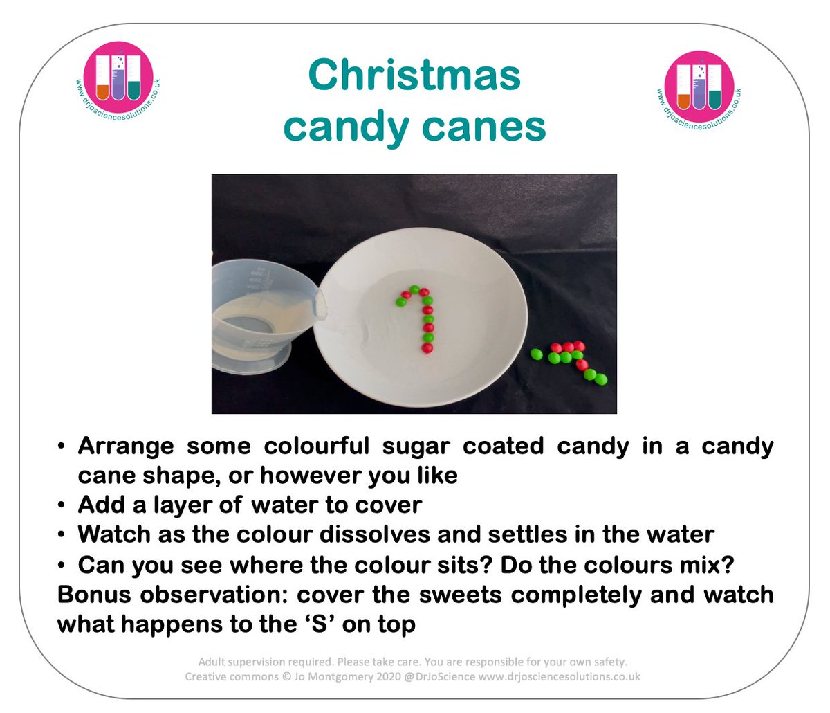 DrJoScience's tweet photo. Countdown to Christmas! Find 24 FREE Seasonal Science activities from Dr Jo at https://t.co/QSyx7EfMM5
and https://t.co/uHKbiyiG8u
#FestiveScience #SeasonalScience #WinterScience #ChristmasScience #AdventScience https://t.co/QtwuoVDJYF