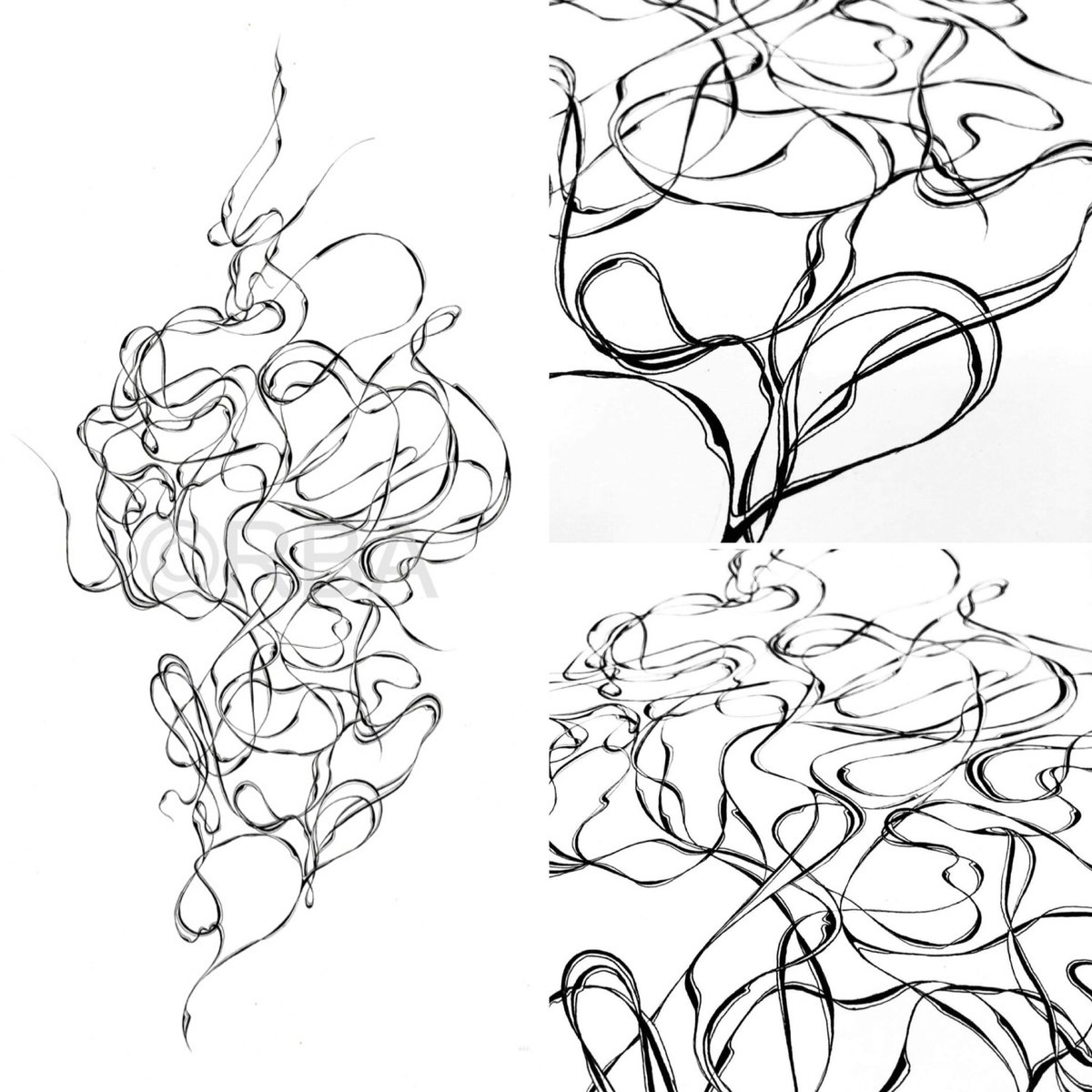 This fine UniPin on heavyweight fine grain paper draughtsmanship is by <a href="/roannaseekings/">RBA</a> who is Thursday’s duty artist at 75 Upper St Giles.
It’s Norwich’s Christmas lights switch-on day so we’ll be open 10-6 with a bottle of wine open if you fancy calling in.