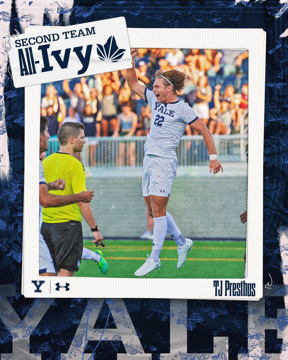 Sophomore TJ Presthus earned All-Ivy second team All-Ivy recognition. He is now a two-time All-Ivy honoree. 👏👏

#ThisIsYale
