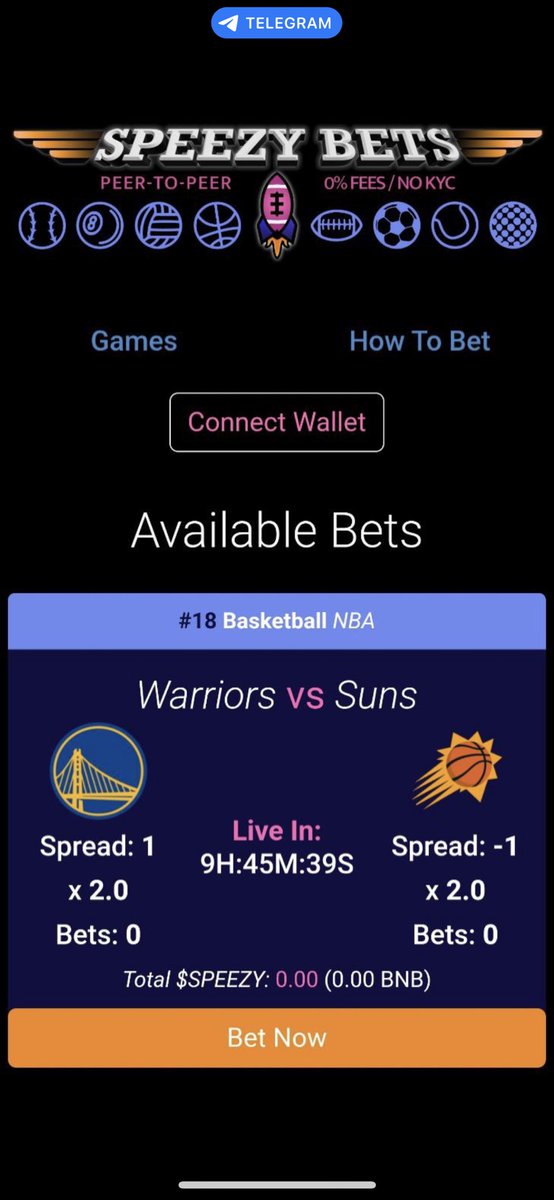 💥DApp update live💥

It looks amazing…come take a look and place some bets…
spinbsc.app/bets

#speezybets #speezy #WorldCup2022 #WorldcupQatar2022 #FIFAWorldCup #FIFA23 #games #bets #CristianoRonaldo