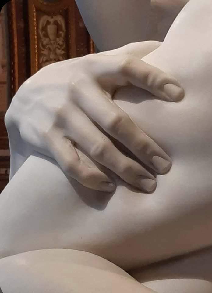 RiccardoFormel1's tweet photo. LE MANI DI PLUTONE …
che ghermiscono Proserpina per trascinarla nell’Ade sono un particolare molto realistico che esalta la superba capacità di scultore di GIAN LORENZO BERNINI.
Le troviamo in GALLERIA BORGHESE - Roma https://t.co/a9BZ2hHYDw