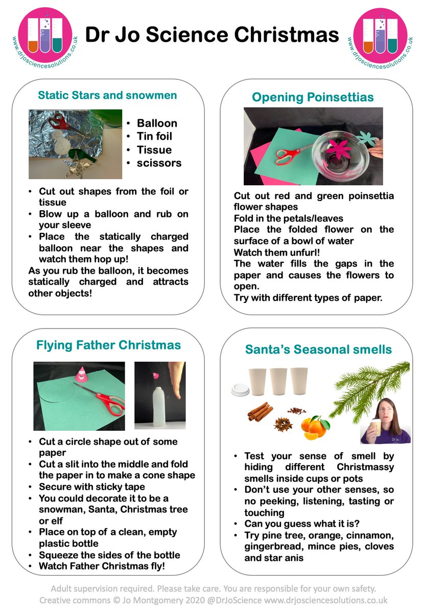 DrJoScience's tweet photo. Countdown to Christmas! Find 24 FREE Seasonal Science activities from Dr Jo at https://t.co/QSyx7EfMM5
and https://t.co/uHKbiyiG8u
#FestiveScience #SeasonalScience #WinterScience #ChristmasScience #AdventScience https://t.co/wcQDhi3L0d