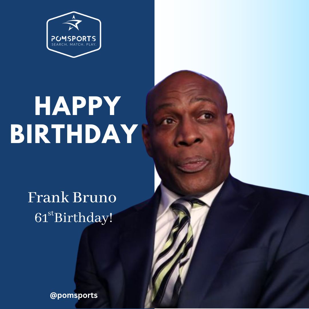 Happy 61st Birthday Frank Bruno!!     