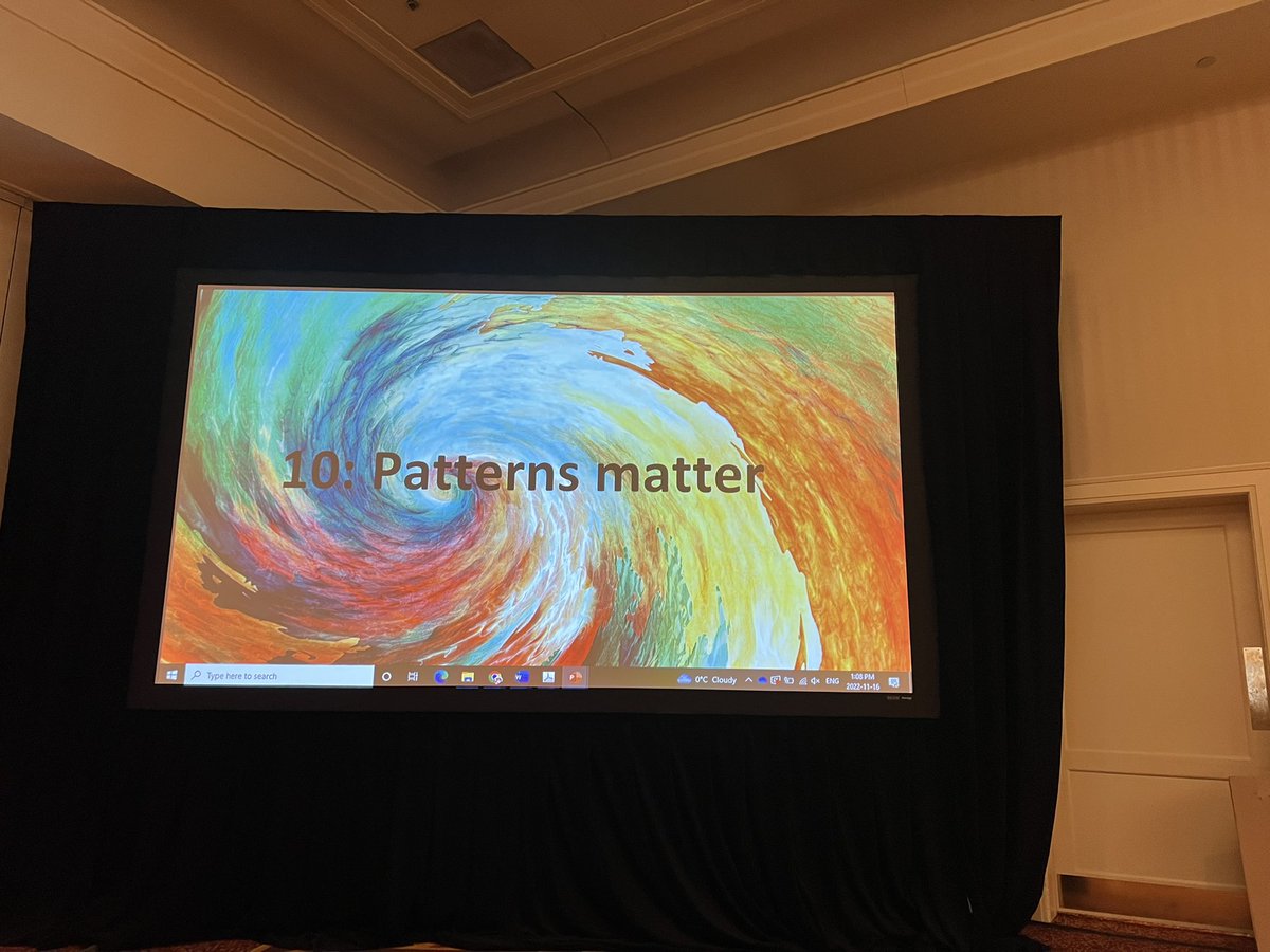 Listening to Dr. Sean Lessard talk abt why students dropping out of school: key indicator is if high school students don’t know all their teachers names. Relationships matter. Patterns matter. #indleads2022