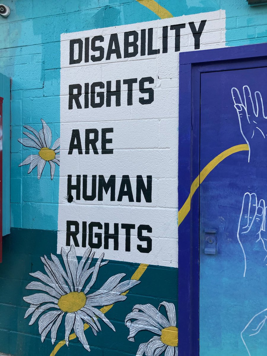 R_Colley's tweet photo. #DisabilityHistoryMonth 

Credit to the artists Valerie Rose and Chloé Duplessis

#Denver #DenverArt https://t.co/QXXV73lJCw