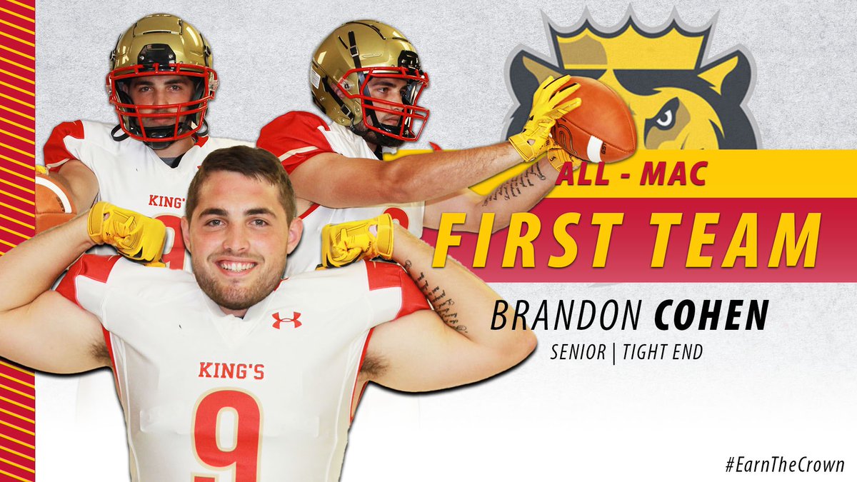 KingsMonarchs's tweet photo. FB | 🚨IT’S AWARD SZN🚨

@KingsMonarchsFB keep the train rolling as they place EIGHT on All-MAC Teams! Congrats to Cohen and Sherrod for earning First Team honors, and Moore and Carey for picking up Second Team recognition!

#MonarchNation // #EarnTheCrown https://t.co/P94YupeNiW