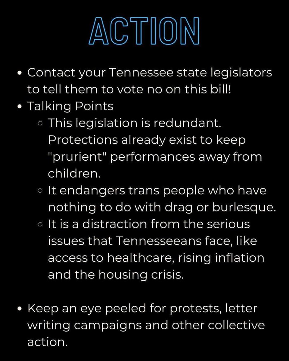 Sniickersnee's tweet photo. BURLESQUE, DRAG, AND TRANS IS NOT A CRIME ! 

Thanks to Viola Vainglory for these graphics. Contact your senator TODAY to let them know this new law is dangerous and transphobic. https://t.co/bqN4bv2C9T