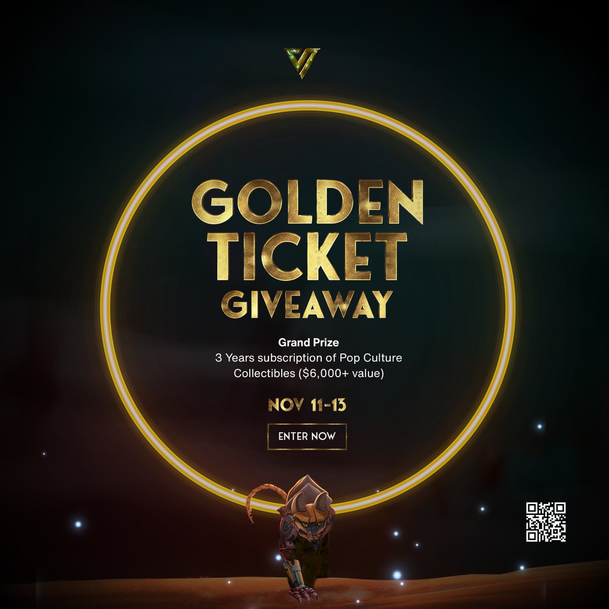 CryptoPharaohs_'s tweet photo. ⚡🚨⚠️ NOW EXTENDED! ⚠️🚨⚡
Enter our 🎉 MEGA GIVEAWAY 🎉 for a chances to win the biggest reward till date!
Enter for a chance to win: https://t.co/8EtvVoT3cU
The more actions you complete, the higher your chances of winning! 🥳
#PopConME #Art #PopCulture #Comics #Giveaways https://t.co/s8b1ZH0SQg