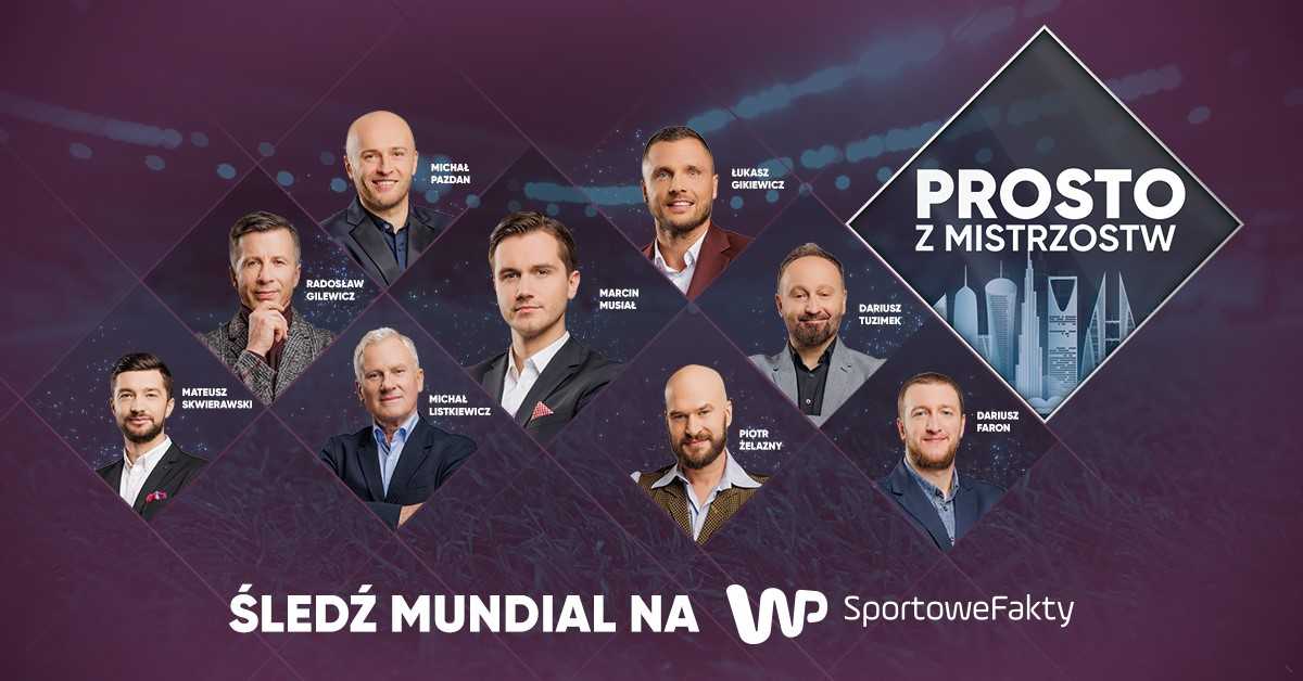 wirtualnapolska's tweet photo. ⚽#WorldCup2022 w WP! Zapraszamy na codzienne programy o 10:30 i po meczach Polaków 🇵🇱
⚽W naszym studiu znakomici goście, między innymi: Michał #Pazdan, Łukasz #Gikiewicz, Radosław #Gilewicz, #Michał Listkiewicz, Piotr #Żelazny.
👉Start emisji: 20 listopada
⚽@WPSportoweFakty https://t.co/7WrPD0Zpic