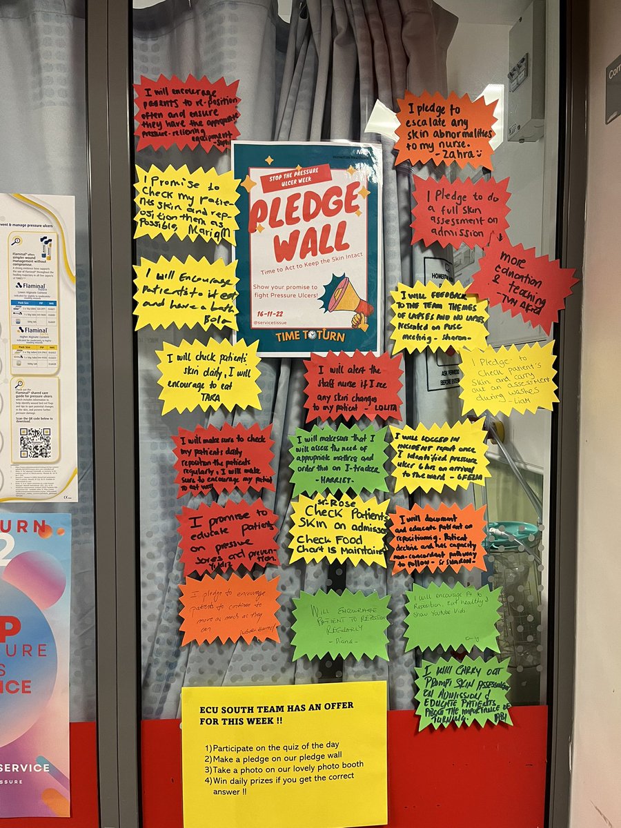 mcmanusb's tweet photo. Super proud of all the staff that made such efforts to make their pledges today. Well done and huge thanks @ServiceTissue for supporting this essential work. My pledge is up… let’s keep the momentum going @NHSHomerton #stopthepressure #timetoturn #⭐️teams #⭐️staff https://t.co/Lvm3nWXipT