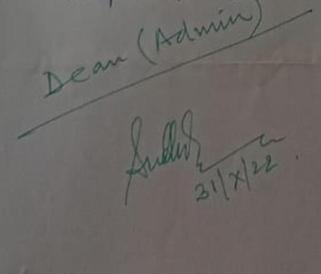 Satyachauhan19's tweet photo. This is the signature of Dean (admin) csjm University kanpur . And the style of mentioning the then date is unique.... क्रांतिकारी टोपी पहनाई है रोमन में की बच्चे आंदोलन के लिए तैयार हैं https://t.co/ys9D1iI9YR