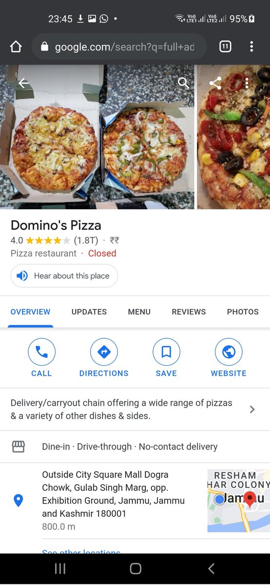 Sakshiwrites's tweet photo. @CareDominos Check the address that is available on the websites too. So your form is telling me that this address doesn't exist. Atleast update your information before circulating the false formalities that you care about the customers. @dominos #dominos https://t.co/UbG4AhdP4u