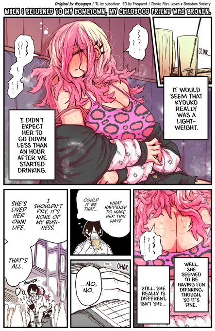 @zyugoya When I Returned to My Hometown, My Childhood Friend was Broken by @zyugoya Ch. 13 [EnglishTL/英訳!] 