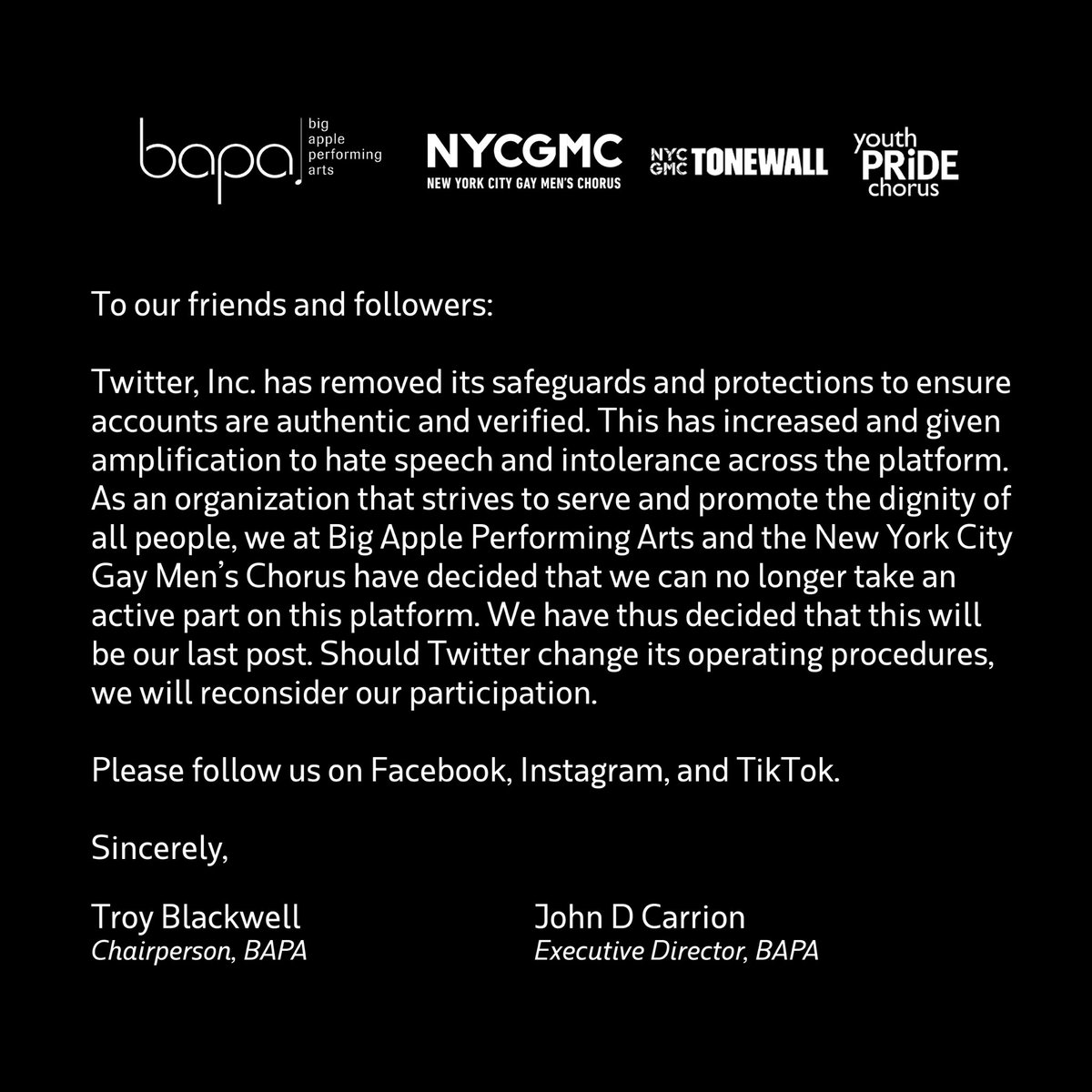 NYC Gay Men's Chorus tweet media