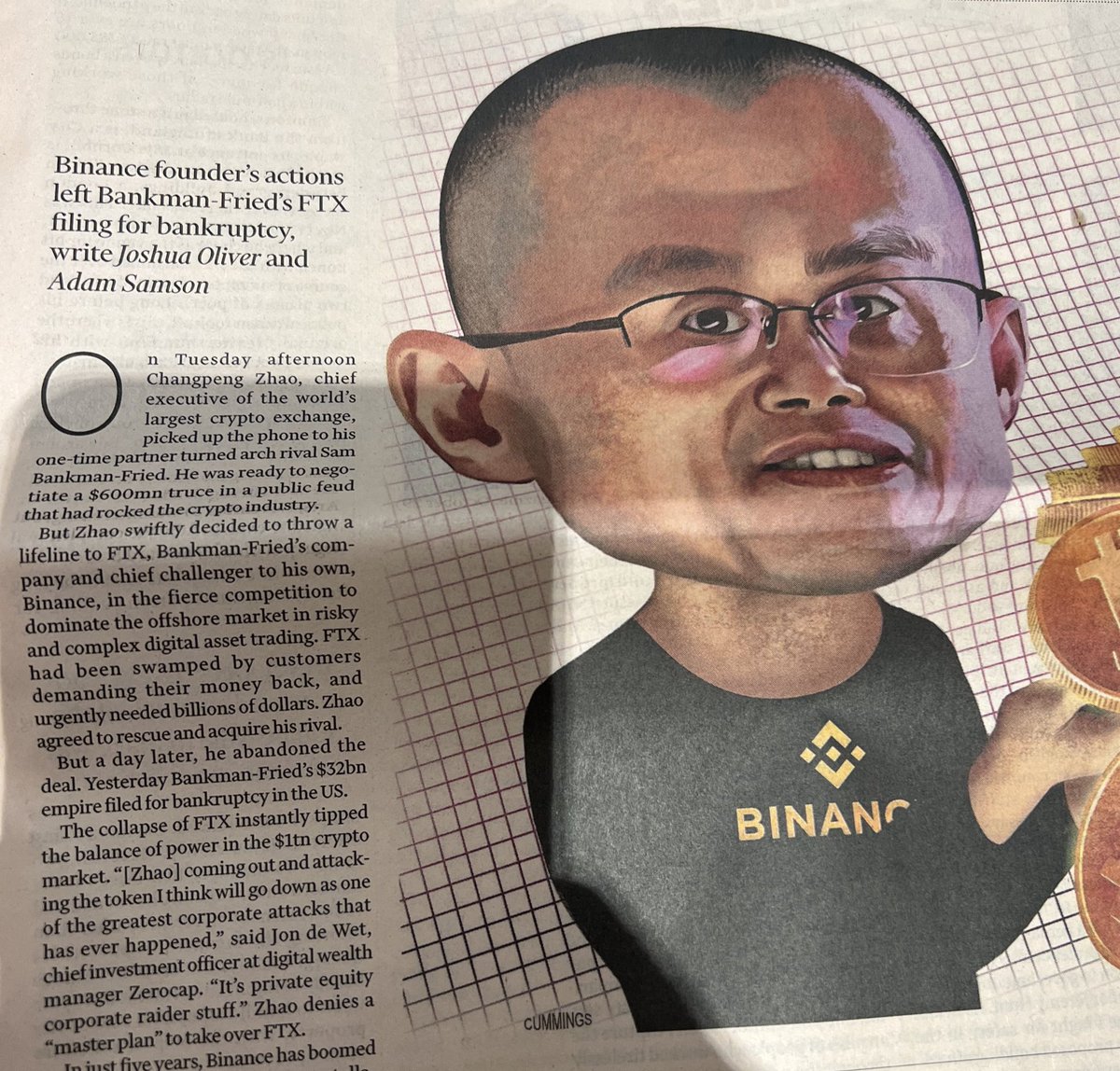Loopify's tweet photo. Financial Times, NYT, Reuters and Bloomberg — doing puff pieces, blaming someone else and downplaying the severity of Sams’ crimes.

Disgrace. https://t.co/BmMeFlGPoG