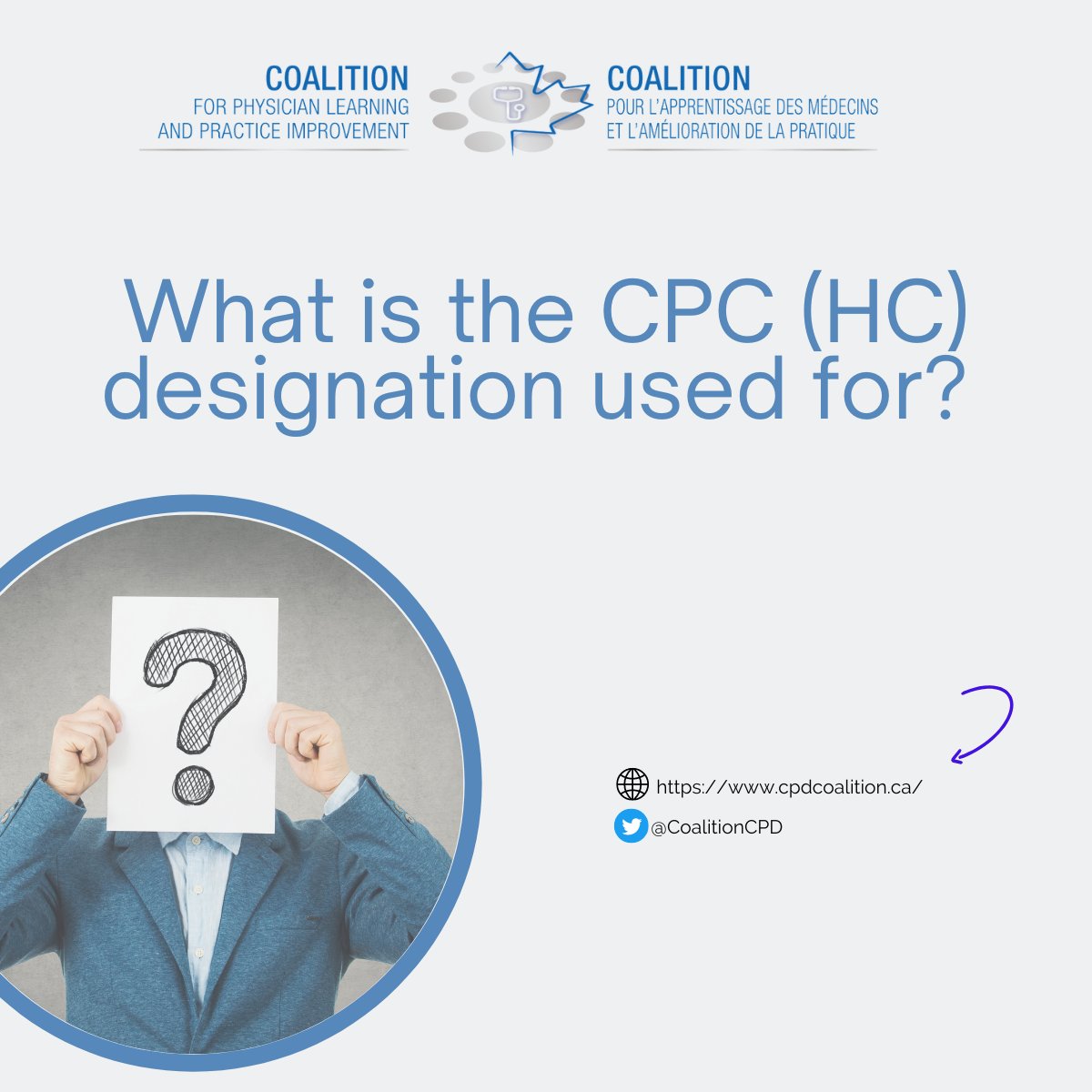 The CPC (HC) designation signals to your professional community that you are equipped with the right skill set and competencies and are committed to do an outstanding job in CPD

#professionaldevelopment#healthcare#medicaleducation#doctorslearning#cpdcoalition#physicianlearning
