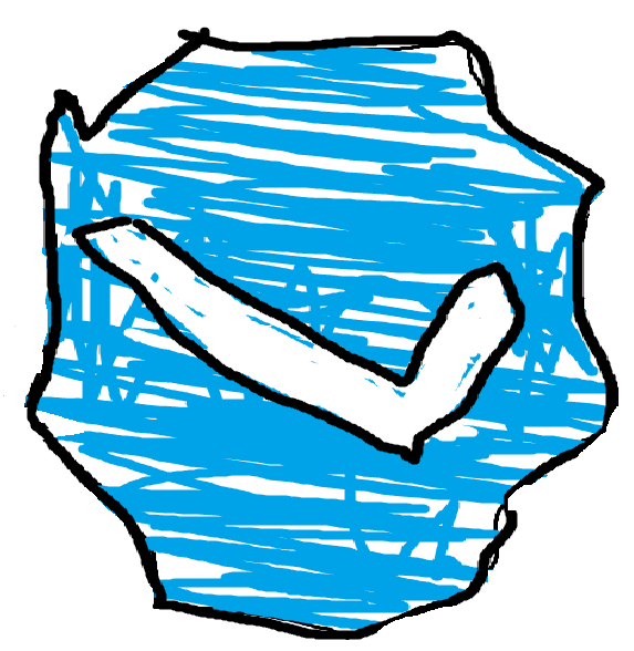 AveryTVLive's tweet photo. @SleepyBakes Personally Im a fan of this "parody" verify badge I made in paint in less than a minute https://t.co/KmY4wg2KtA