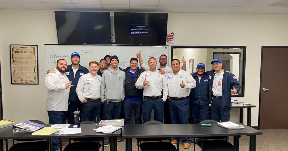 HomeComfortUSA's tweet photo. Happy Birthday to our awesome service trainer, Sean! We appreciate your dedication and commitment to excellence!
#happybirthday #smile #dedicatedtoserving #helpinghand #ComfortGuys #5starservice #coolandcomfortable #satisfactionguaranteed #homecomfortusafamily #heatingandcooling https://t.co/UOlsxJHMEY