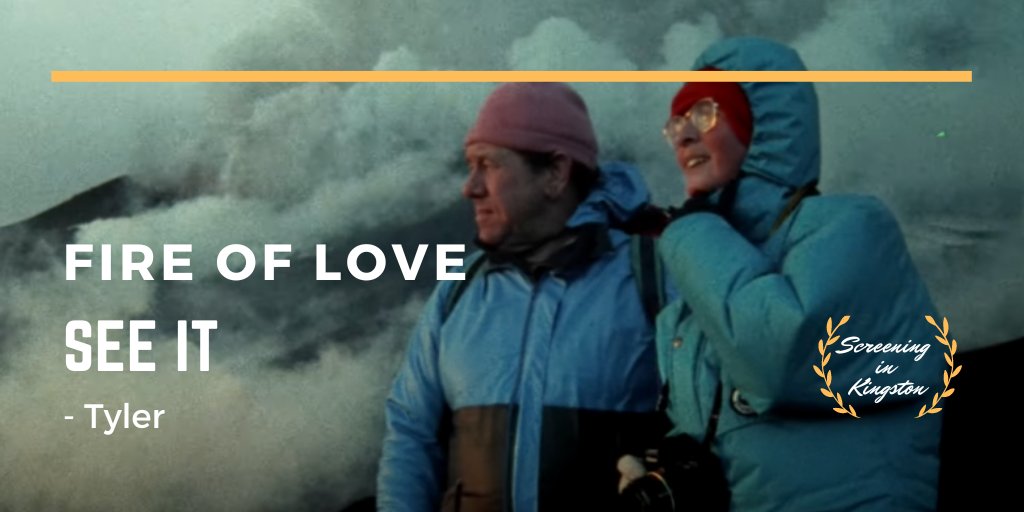 screeninginygk's tweet photo. Tyler reviewed the documentary Fire of Love, he gave it a "See It" and discussed the power docs have even when you know what happens next. Get his full review on this week's Screening in Kingston! #screeningygk #movietalk #moviefans #moviepodcast #MovieReview https://t.co/m58FaECpff