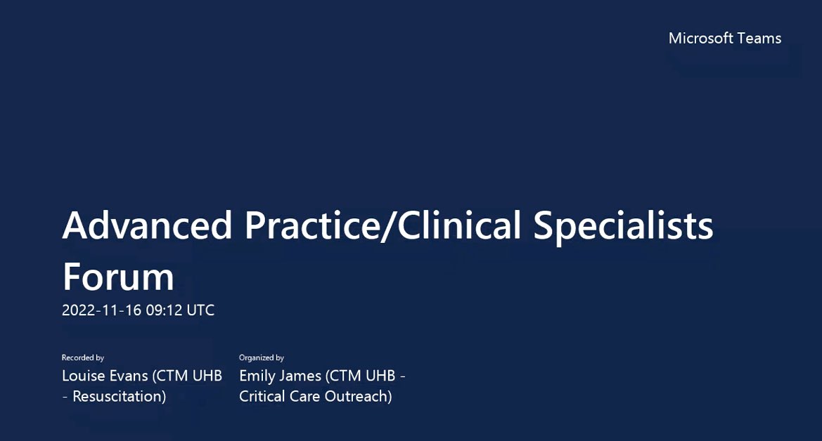 Thank you to everyone who attended and supported <a href="/CwmTafMorgannwg/">Cwm Taf Morgannwg University Health Board</a> Advanced Clinical Practitioners celebratory event. It was inspirational, and am excited for the future of ACP’s in CTM <a href="/NurseGregDix/">Gregory Padmore-Dix</a> <a href="/SharonobrienNHS/">Sharon O’Brien</a> <a href="/LaurenWardman/">Lauren Edwards</a>  <a href="/MashlanWendy/">Dr. Wendy Mashlan</a> <a href="/chriswillihams/">Chris Williams</a> <a href="/CTMAdvancedCli2/">CTM@AdvancedClinicalPractitionerForum</a>