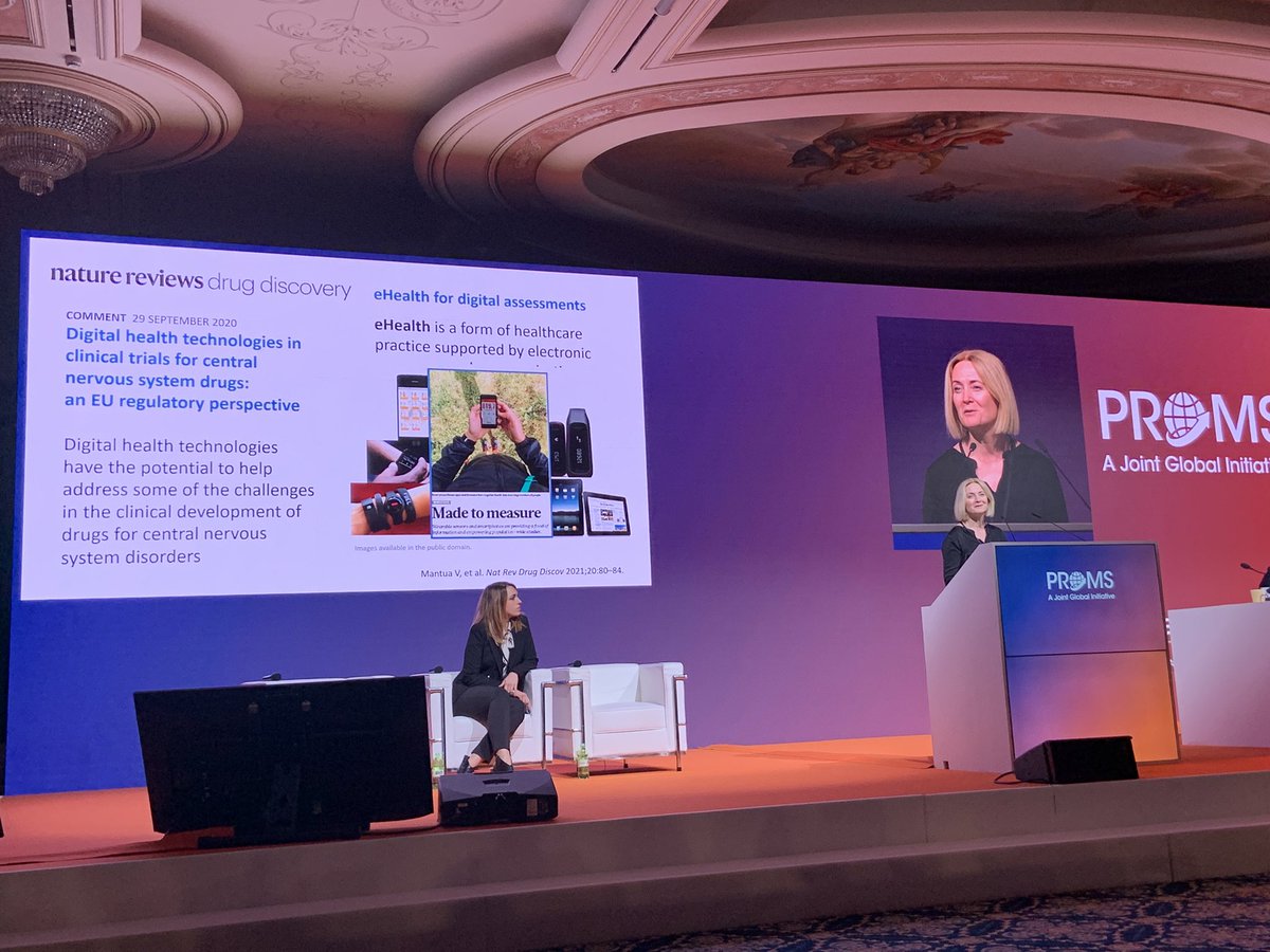 PromsInitiative's tweet photo. Now time to discuss how the #digitalhealth can help us meet our challenge: Letizia Leocani @MyUniSR is opening the last session and bringing to our attention the value of using digital tools not only for #clinicaltrials but only for #MS progress & care monitoring
#PROMS2022 https://t.co/MzdEpgxef3