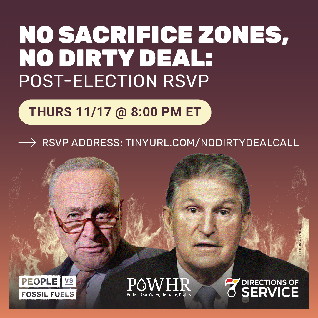 People vs. Fossil Fuels on Twitter "The fight to stop Sen. Manchin and