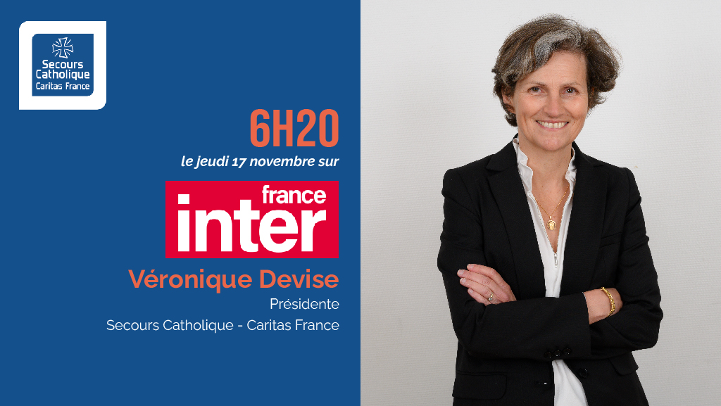 Secours_Catho's tweet photo. Jeudi 17 novembre, publication de notre #rapportpauvrete 
Qui sont les personnes pauvres dans notre pays ? 
Comment vivent-elles ? Comment faire face à l'inflation et à la crise énergétique ?

Véronique Devise, présidente du Secours Catholique, en parle dès 6h20 sur @franceinter https://t.co/TAsu0JoYcl