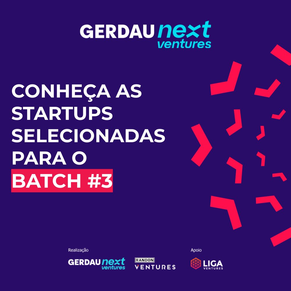 gerdau's tweet photo. Foi dada a largada do nosso Batch #3 em #logtechs! As 5 #startups selecionadas para o programa de #aceleração da #GerdauNextVentures em parceria com a @RandonVentures iniciam hoje um ciclo de desenvolvimento de negócios e mentorias com Gerdau e @EmpresasRandon. #OFuturoSeMolda https://t.co/oM0LYxq7Mm